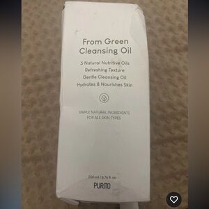 PURITO From Green Cleansing Oil, Fragrance-Free Makeup Remover for Face & Eyes